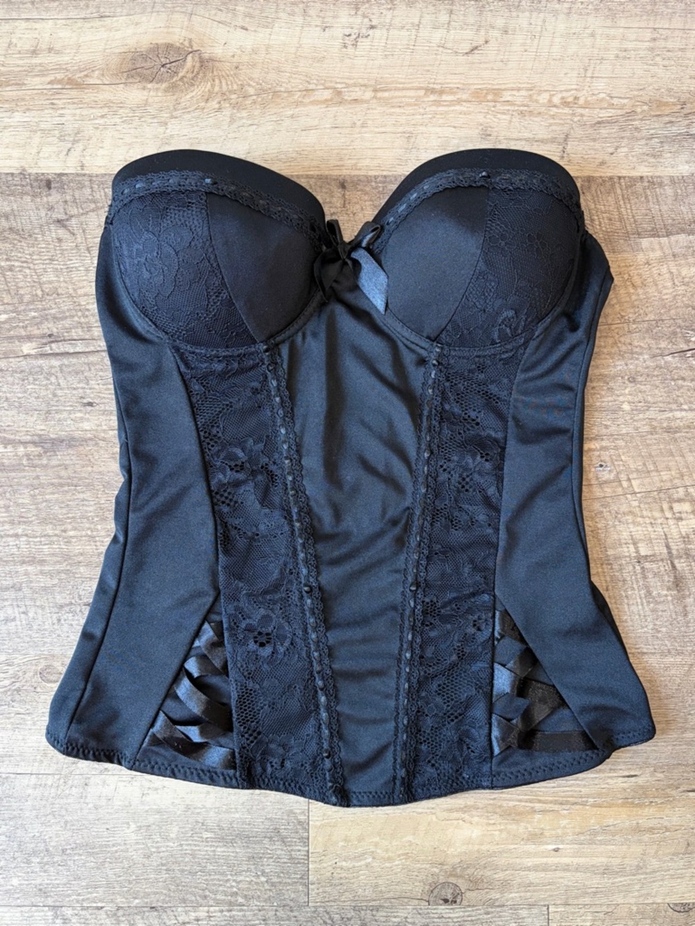 Spirit Halloween Black Corset Top
